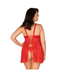 OBSESSIVE - CHEMISE E TANGA BLOSSMINA 6XL/7XL