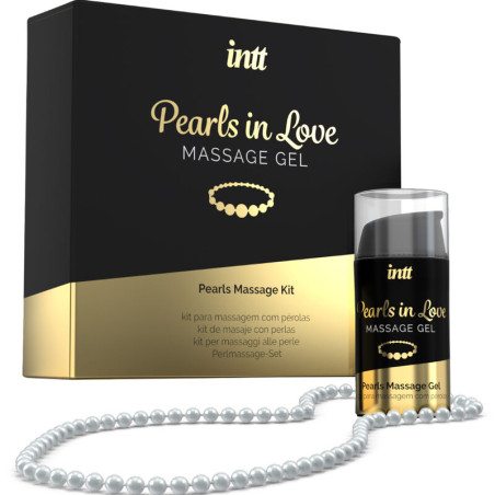 INTT MASSAGE  ORAL SEX - PERLE INNAMORATE CON COLLANA DI PERLE E GEL DI SILICONE