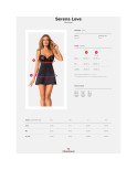 OBSESSIVE - CHEMISE SERENA LOVE  TANGA XL/XXL