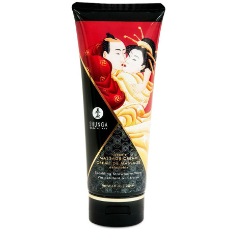 SHUNGA - CREMA DA MASSAGGIO FRAGOLA E CAVA 200 ML