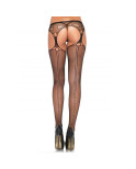 LEG AVENUE - COLLANT CON GIARRETTIERA ESCLUSIVO NERO