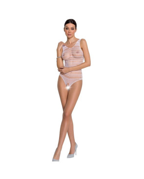 PASSION - WOMAN BS086 BODYSTOCKING BIANCO TAGLIA UNICA