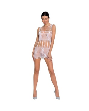 PASSION - WOMAN BS090 BODYSTOCKING BIANCO TAGLIA UNICA