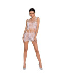 PASSION - WOMAN BS090 BODYSTOCKING BIANCO TAGLIA UNICA