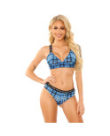 Set di Lingerie Fantasy Lingerie Azzurro (M/L)