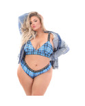 Set di Lingerie Fantasy Lingerie Azzurro (Queen size)