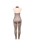 QUEEN LINGERIE - BODYSTOCK CON APERTURA E PIZZO FLOREALE S/L