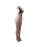 QUEEN LINGERIE - BODYSTOCKING A RETE CON APERTURA S/L