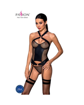 PASSION - AMANDA CORSETTO IN PELLE ECOLOGICA L/XL