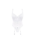 OBSESSIVE - CORSETTO E PERIZOMA AMOR BLANCO L/XL