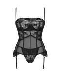 OBSESSIVE - CORSETTO E PERIZOMA SERENA LOVE XL/XXL