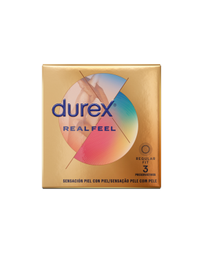 DUREX - PRESERVATIVI REAL FEEL 3 UNITÀ