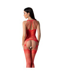 PASSION - BS095 BODYSTOCKING BIANCO TAGLIA UNICA