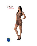 PASSION - BS097 BODYSTOCKING BIANCO TAGLIA UNICA