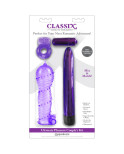 CLASSIX - KIT PER COPPIE CON ANELLO, GUAINA E PROIETTILI VIOLA