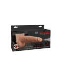 FETISH FANTASY SERIES - IMBRACATURA REGOLABILE PENE REALISTICO CON SFERE SQUIRTING 19 CM