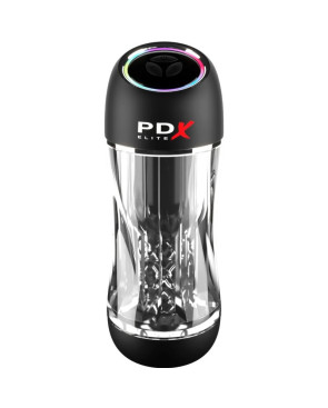 PDX ELITE - VIBRATORE STROKER VIEWTUBE PRO TRASPARENTE