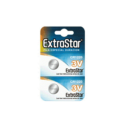 EXTRASTAR - PACCO BATTERIE CR1220 3V 2