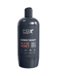 PDX PLUS - MASTURBATORE STROKER DESIGN DISCRETO DELLA BOTTIGLIA MILK ME HONEY CANDY SHAMPOO