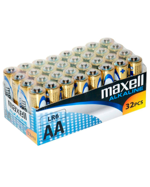 MAXELL - BATTERIA ALCALINA AA LR6 PACCO*32 UDS