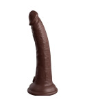 KING COCK - ELITE DILDO REALISTICO IN SILICONE 17.8 CM MARRONE