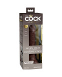 KING COCK - ELITE DILDO REALISTICO IN SILICONE 17.8 CM MARRONE