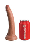 KING COCK - ELITE DILDO REALISTICO IN SILICONE 17.8 CM CARAMEL