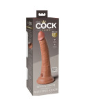 KING COCK - ELITE DILDO REALISTICO IN SILICONE 17.8 CM CARAMEL