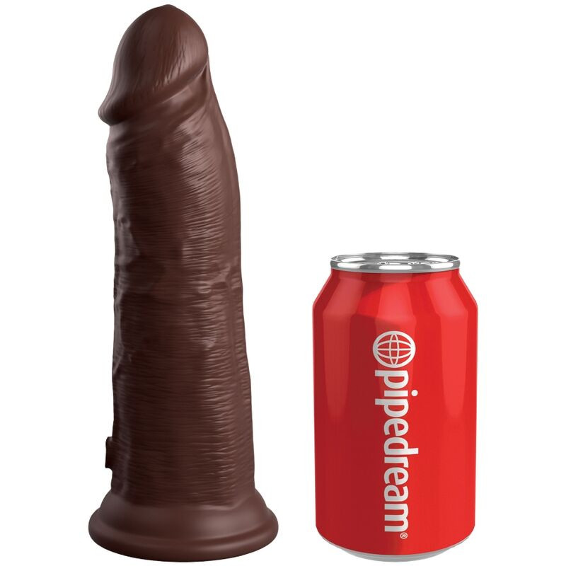 KING COCK - ELITE DILDO REALISTICO IN SILICONE 20.3 CM MARRONE