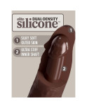 KING COCK - ELITE DILDO REALISTICO IN SILICONE 20.3 CM MARRONE