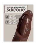 KING COCK - ELITE DILDO REALISTICO IN SILICONE 28 CM MARRONE