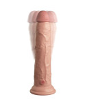 KING COCK - ELITE VIBRATORE DILDO REALISTICO E TELECOMANDO IN SILICONE 23 CM