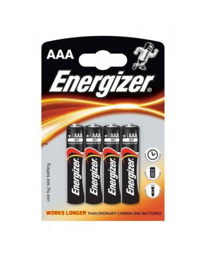 ENERGIZER - BATTERIA ALCALINA AAA LR03 *4