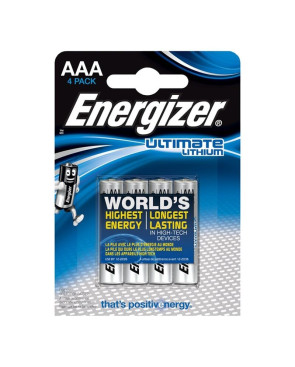 ENERGIZER - ULTIMATE LITIO AAA L92 LR03 1,5V *4