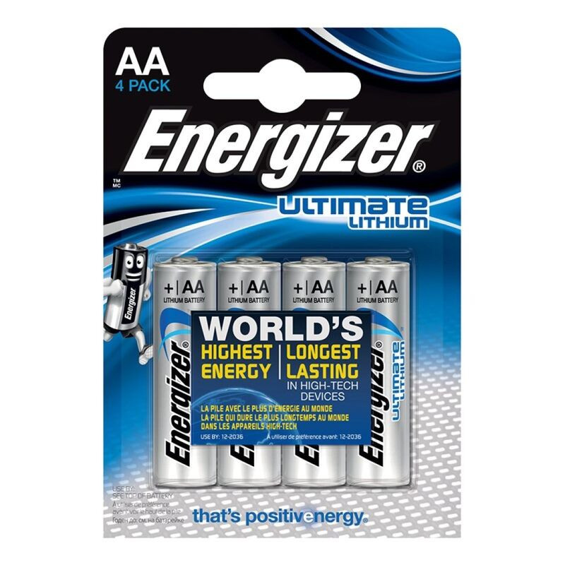 ENERGIZER - ULTIMATE LITIO AA L91 LR6 1,5V *4