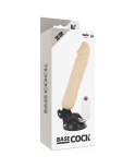 BASECOCK - VIBRATORE REALISTICO TELECOMANDO NERO 20 CM -O- 4 CM