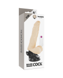 BASECOCK - VIBRATORE ARTICOLABILE TELECOMANDO NERO 21 CM -O- 5 CM