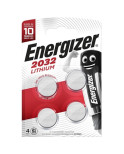 ENERGIZER - BATTERIA LITIO A TASTO CR2032 3V 4 UNIT