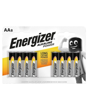 ENERGIZER - POWER BATTERIA ALCALINA AA LR6 8 UNIT