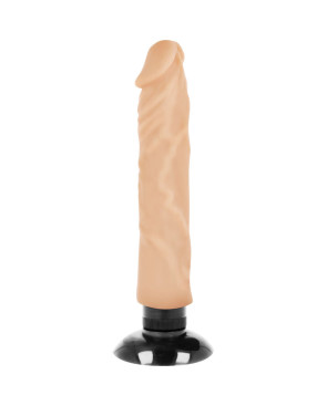 BASECOCK - VIBRATORE REALISTICO 2-1 NERO 20 CM -O- 4 CM