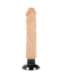 BASECOCK - VIBRATORE REALISTICO 2-1 NERO 20 CM -O- 4 CM