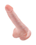 KING COCK - PENE REALISTICO CON SFERE 13.5 CM LEGGERO