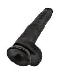 KING COCK - PENE REALISTICO CON SFERE 30.5 CM NERO