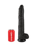 KING COCK - PENE REALISTICO CON SFERE 30.5 CM NERO