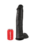 KING COCK - PENE REALISTICO CON SFERE 34.2 CM NERO