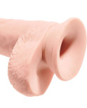 KING COCK - PENE REALISTICO CON SFERE 19.4 CM LEGGERO