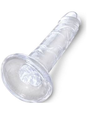 KING COCK - CLEAR PENE REALISTICO 15.5 CM TRASPARENTE