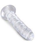 KING COCK - CLEAR PENE REALISTICO 15.5 CM TRASPARENTE