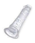 KING COCK - PENE REALISTICO CHIARO 19.7 CM TRASPARENTE