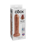 KING COCK - PENE REALISTICO NON TAGLIATO 17.8 CM CARAMELLO